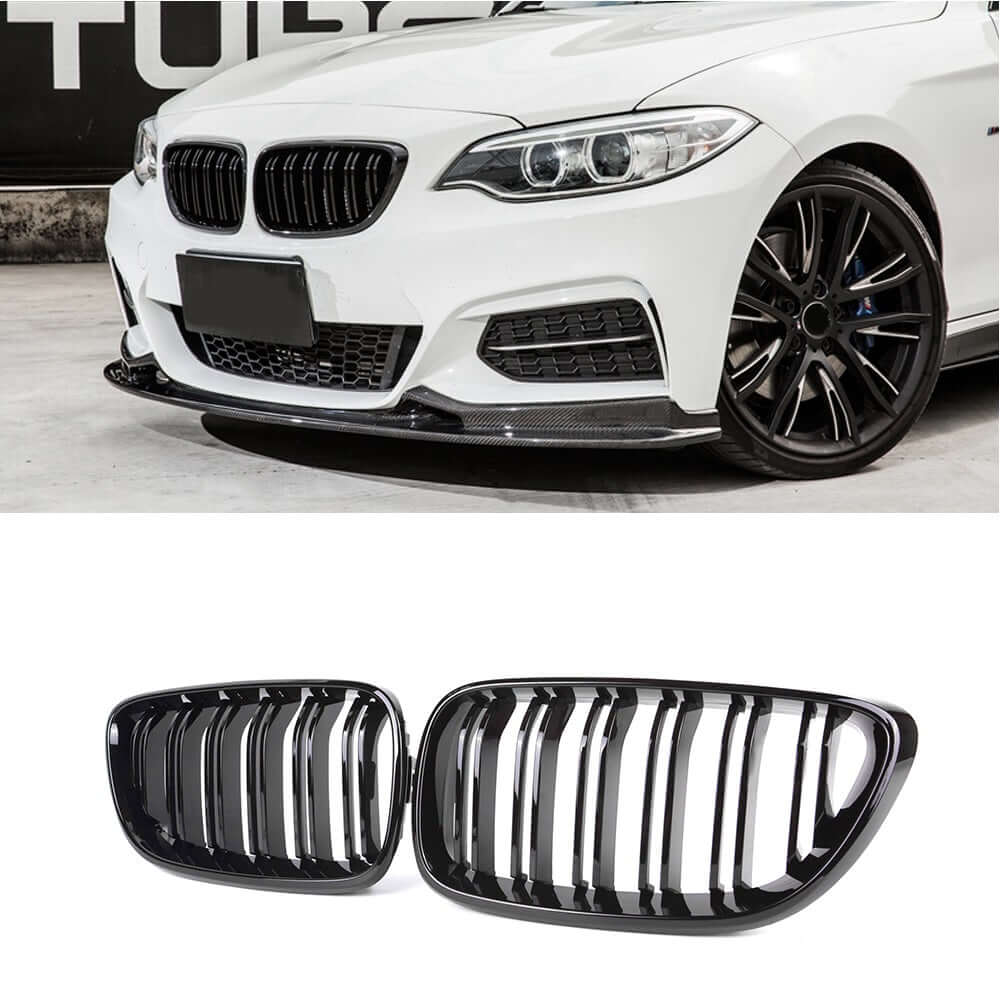 Бъбреци с двойни ребра тип M2 черен лак за BMW серия 2 F22 / F23 след 2013 година