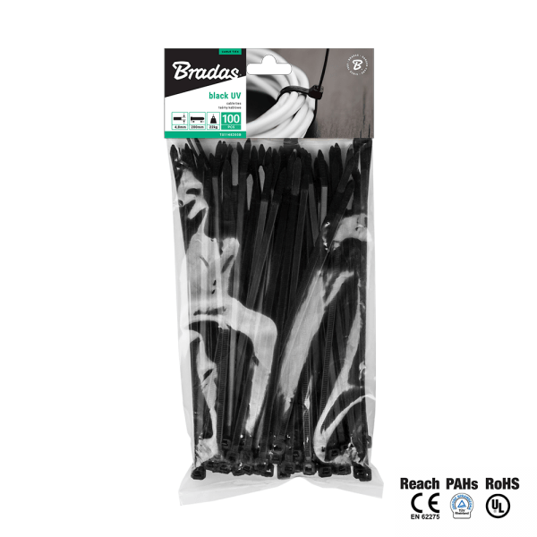 Кабелни връзки 3,6х370 черни