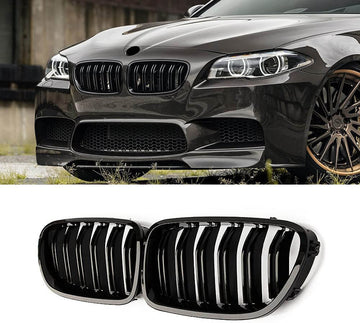 Бъбреци с двойни ребра тип M5 черен лак за BMW серия 5 F10, F11 2010-2017