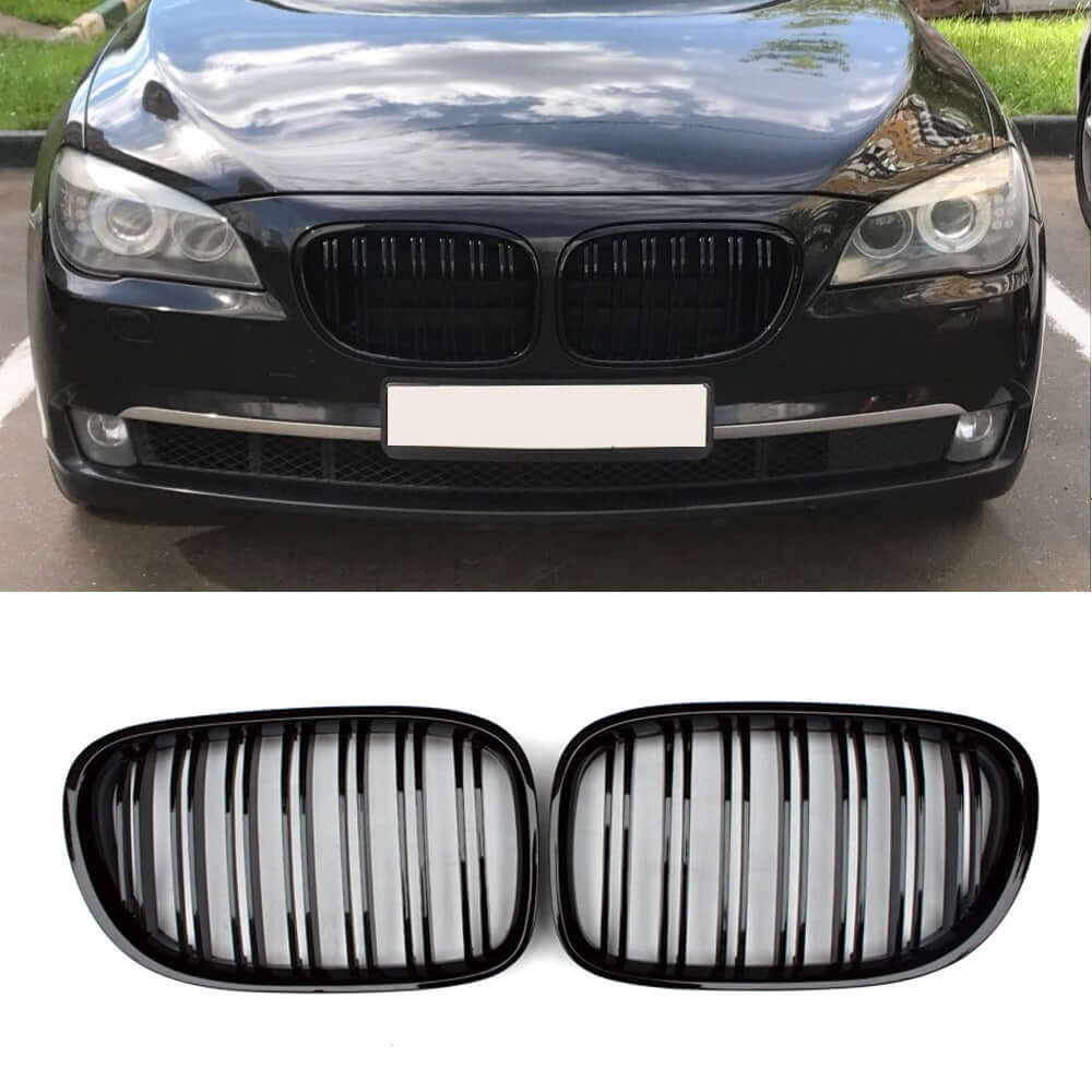 Бъбреци с двойни ребра тип M черен лак за BMW серия 7 F01, F02 2009-2015