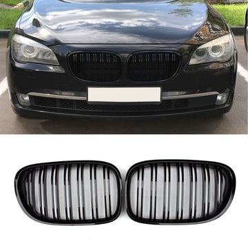 Бъбреци с двойни ребра тип M черен лак за BMW серия 7 F01, F02 2009-2015