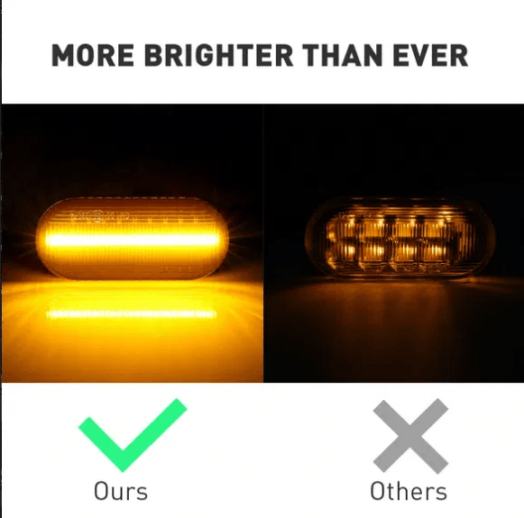 Динамични LED мигачи за Голф 3,4 / Пасат / Бора и други – снимка 3