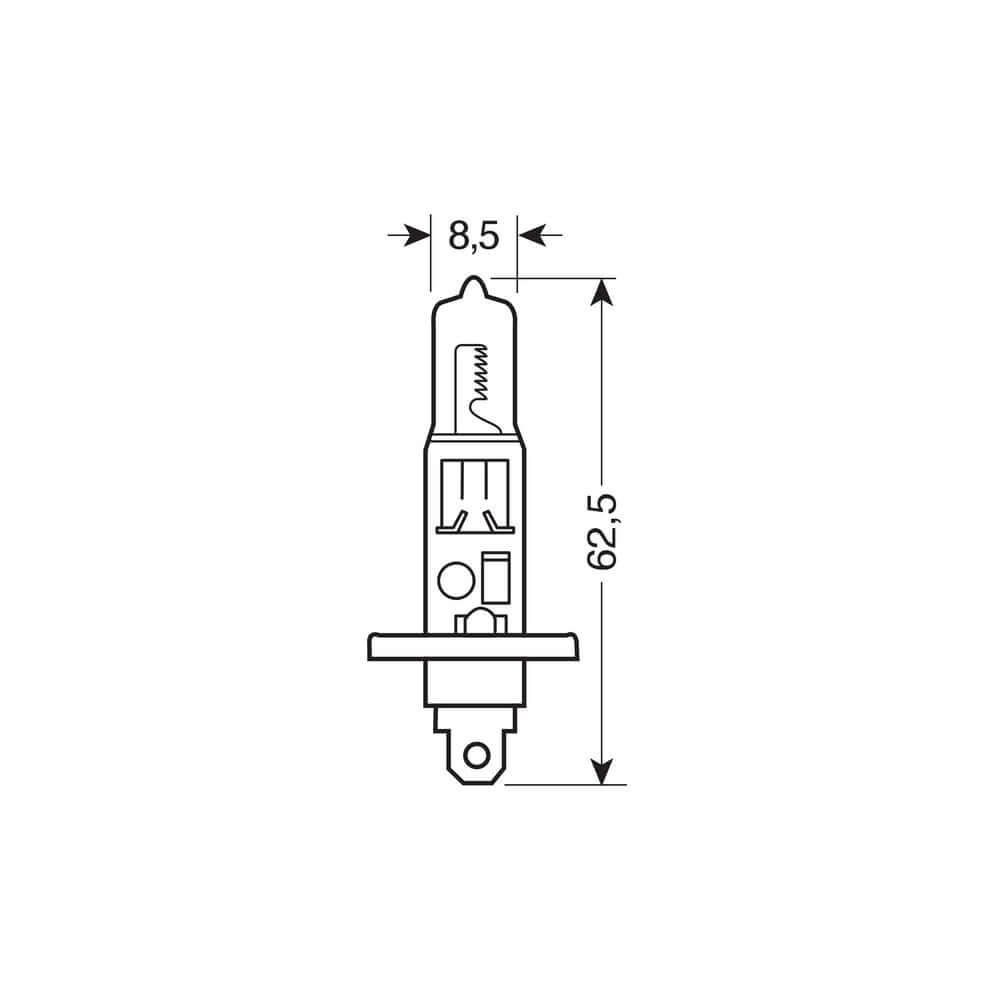 Крушка H1 12V 55W – снимка 3