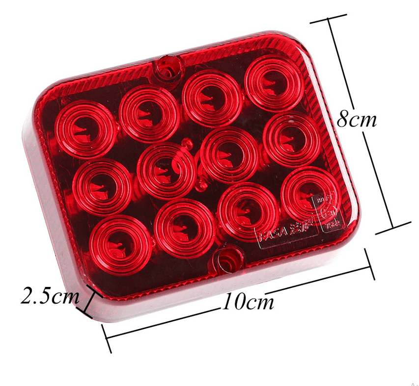 LED Стоп за мъгла 100х80х25мм – снимка 2