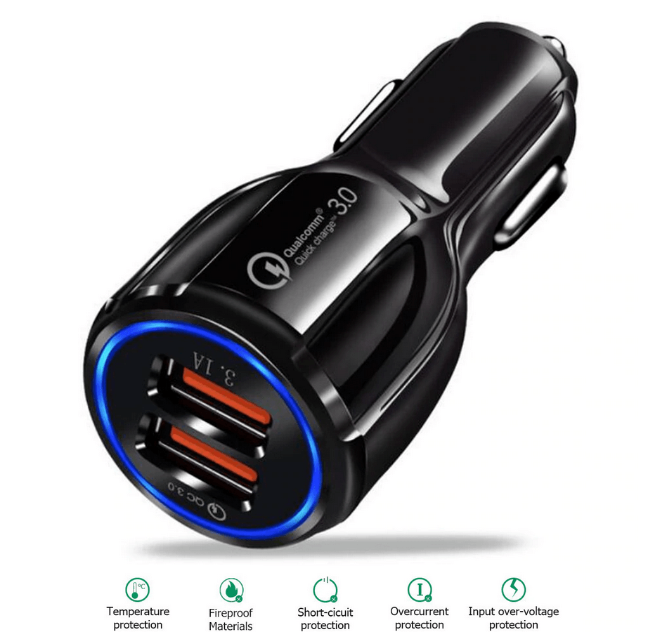 Зарядно за автомобил с два USB порта