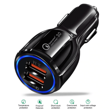 Зарядно за автомобил с два USB порта