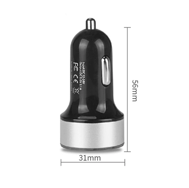 Волтметър за кола с 2бр USB изхода за зареждане – снимка 2