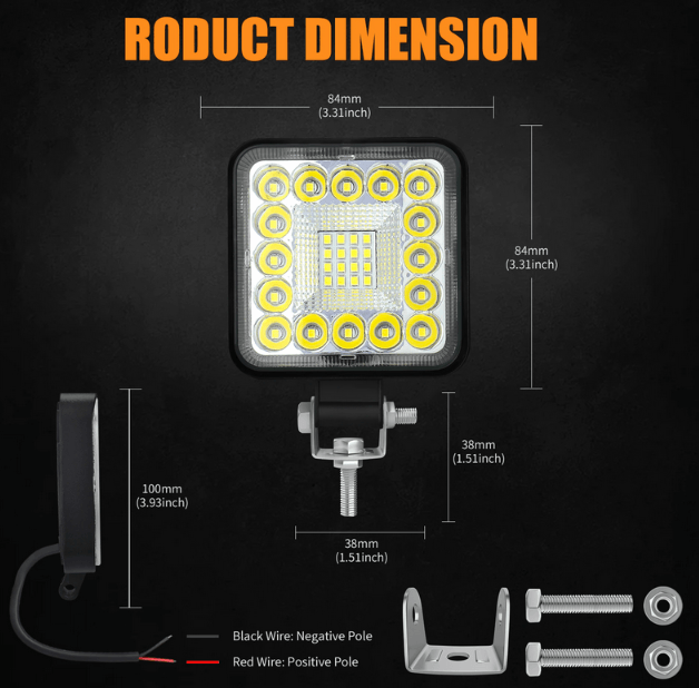 LED Халоген 96W – снимка 2