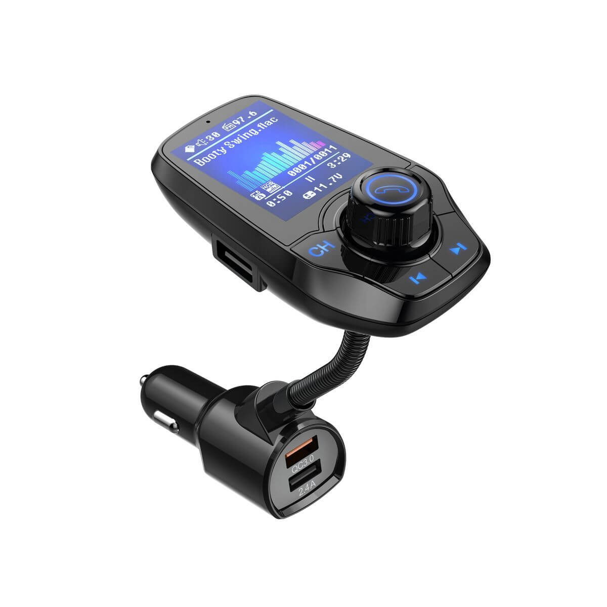 FM трансмитер с дисплей - Bluetooth – снимка 3
