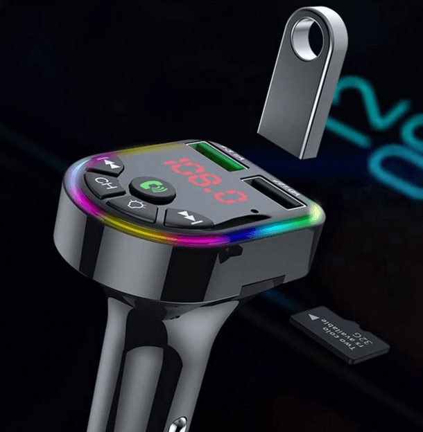 FM трансмитер - Bluetooth RGB – снимка 2