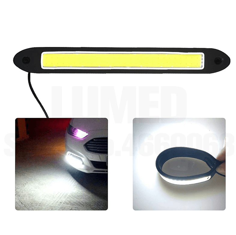 Дневни светлини тип DRL 12V - Гумирани