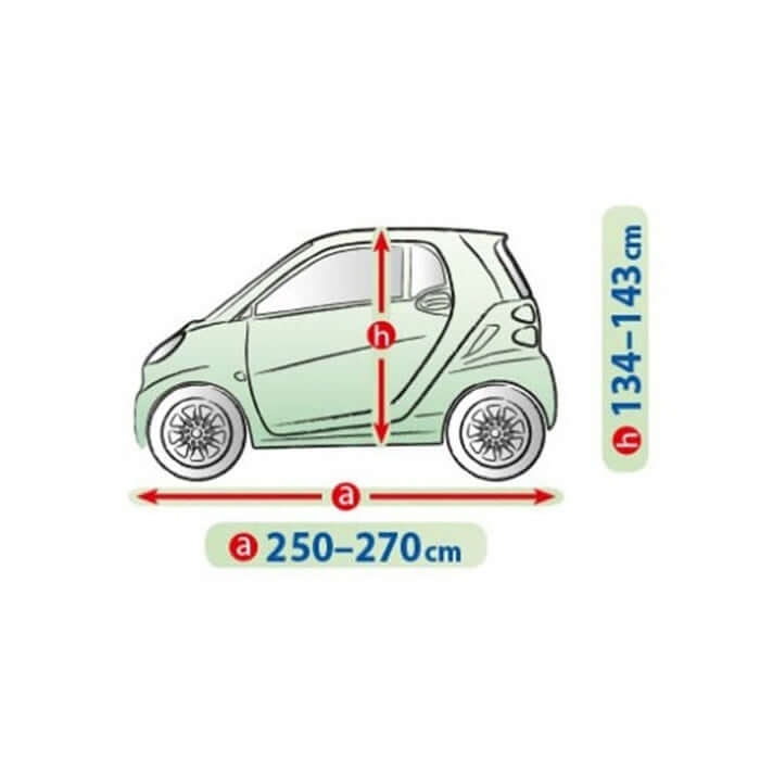 Покривало Kegel серия Mobile размер S1 сиво за хечбек – снимка 5