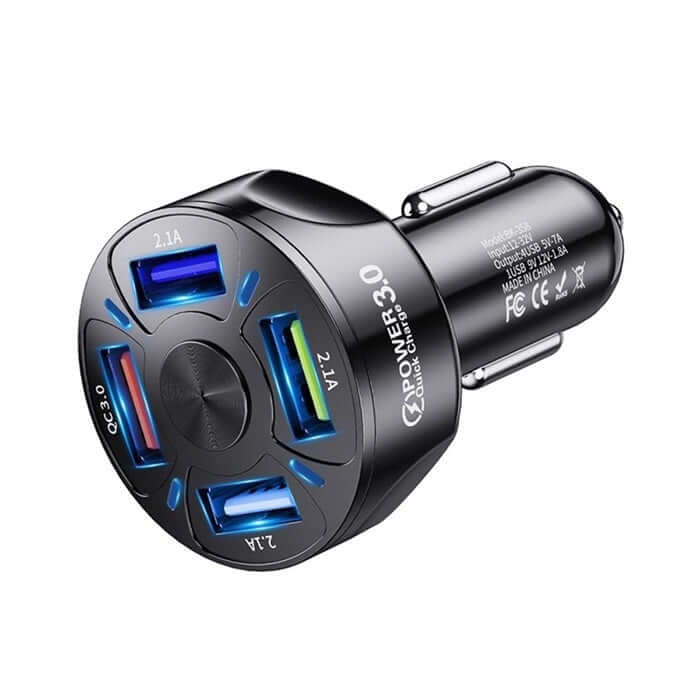 Универсално USB зарядно с 4 USB порта – снимка 3
