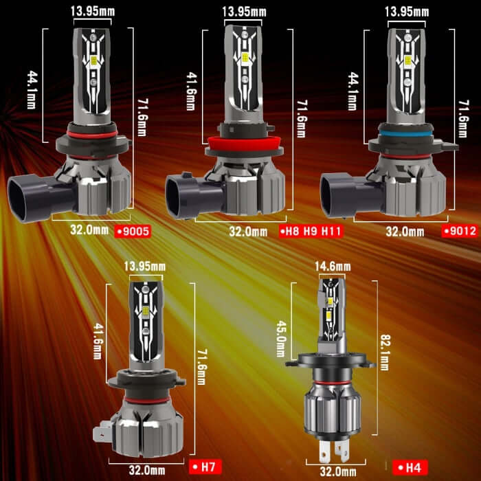 Диодни крушки без вентилатори Е2 H7 35W 12V – снимка 3
