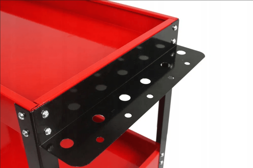 Количка за инструменти с 3 рафта и поставка за отвертки – снимка 2