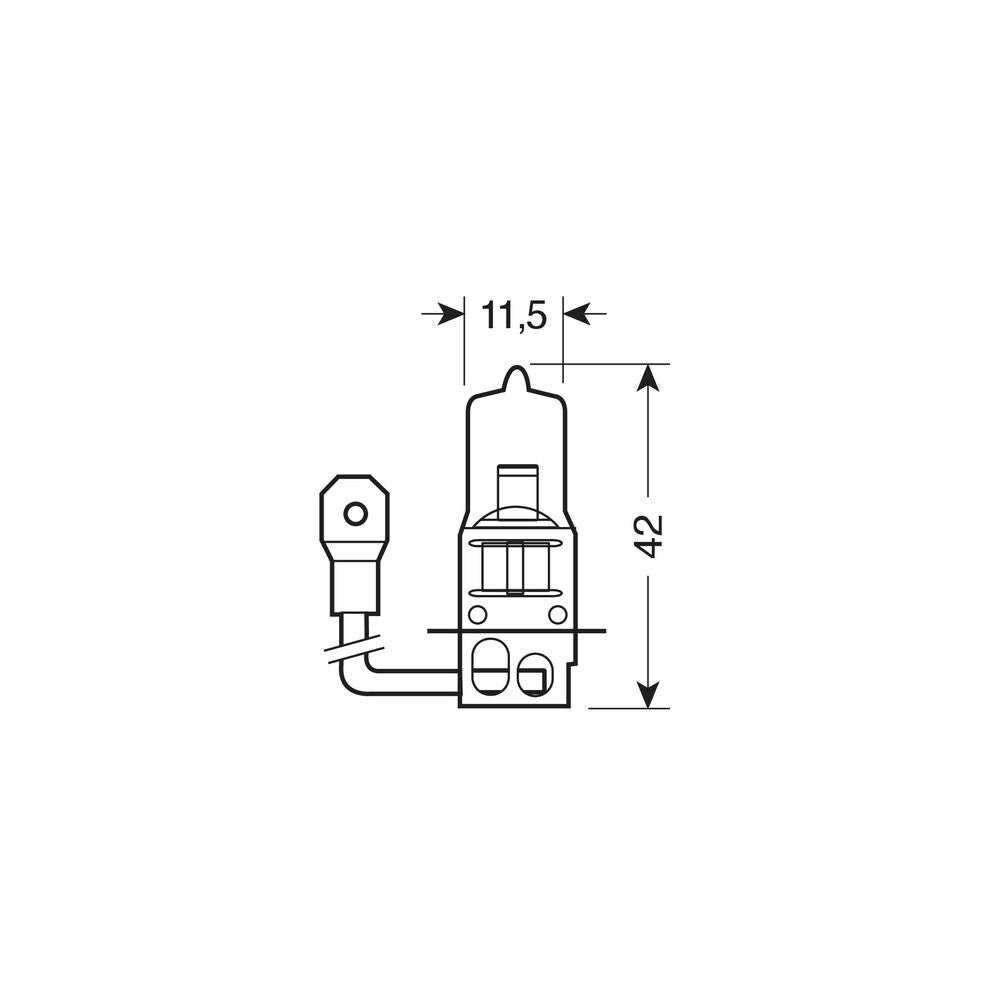 Крушка H3 24V 70W – снимка 4
