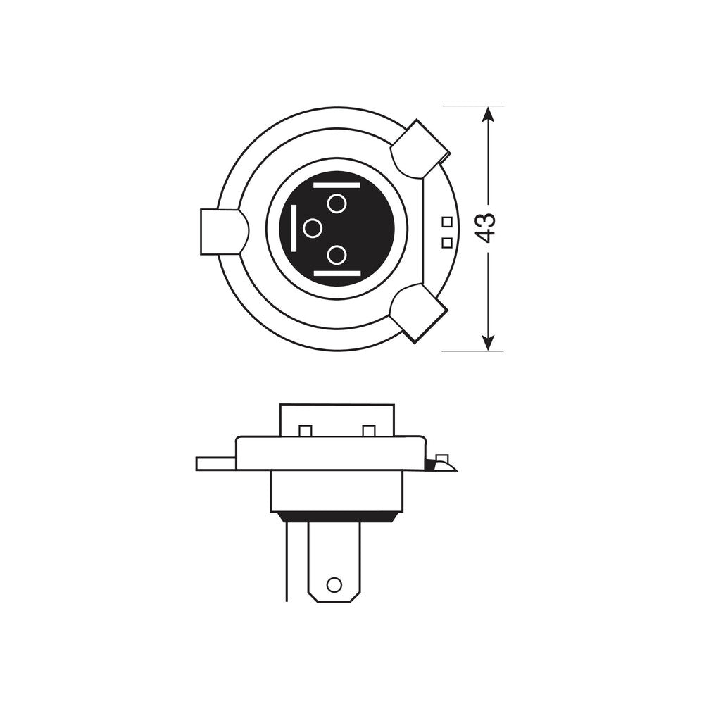 Крушка H4 24V 75 / 70W – снимка 3