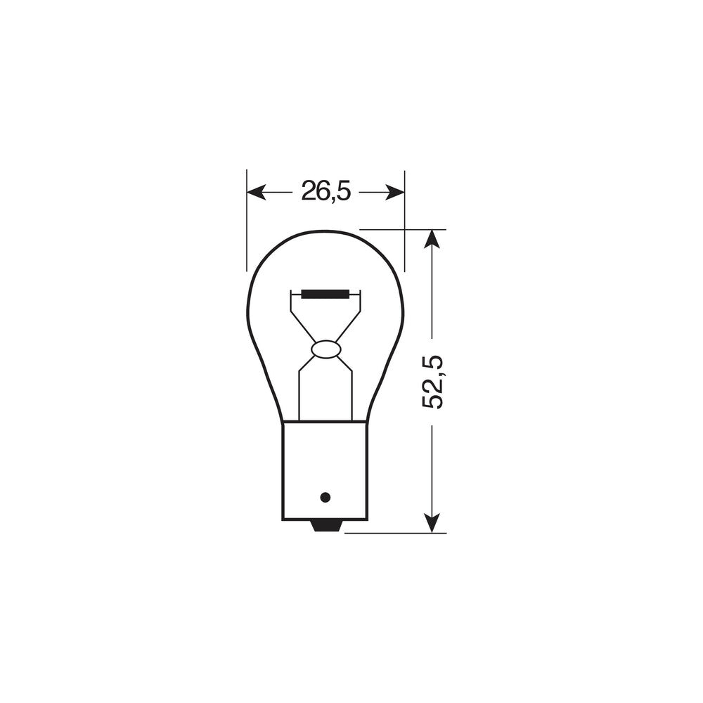 Крушки 24V 21W BA15s - Жълти 10бр. – снимка 3