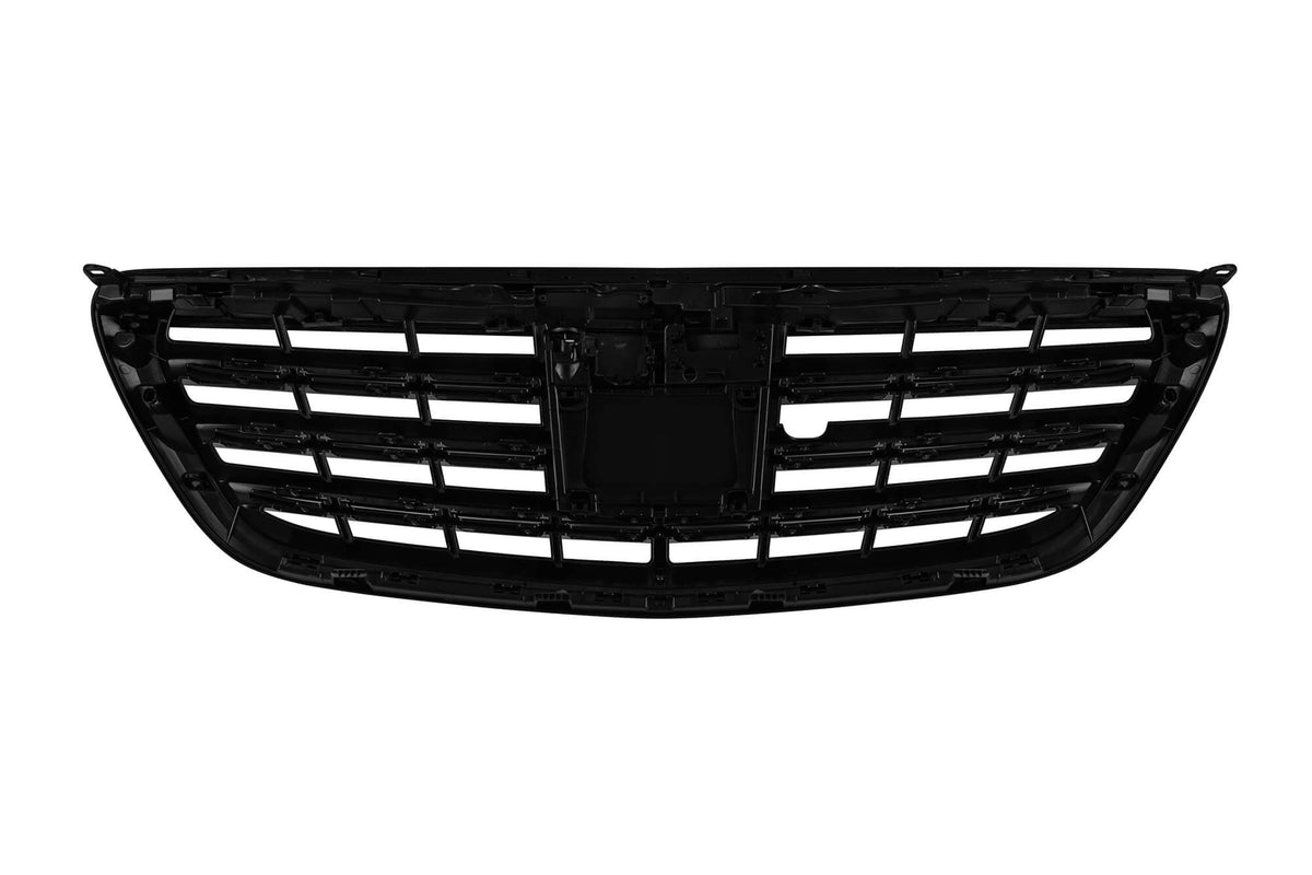 Черен лак решетка тип AMG за Mercedes S класа W222 2013-2020 за модела с Distronic и Night Vision – снимка 4