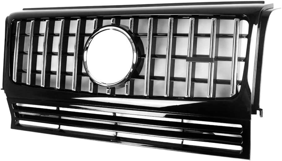 Хром / черна решетка тип GTR дизайн W464 за Mercedes G класа W463 1990-2018 – снимка 2