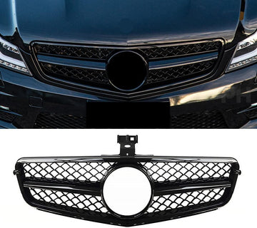 Черна решетка тип AMG за Mercedes C класа W204 седан, комби, купе 2007-2014