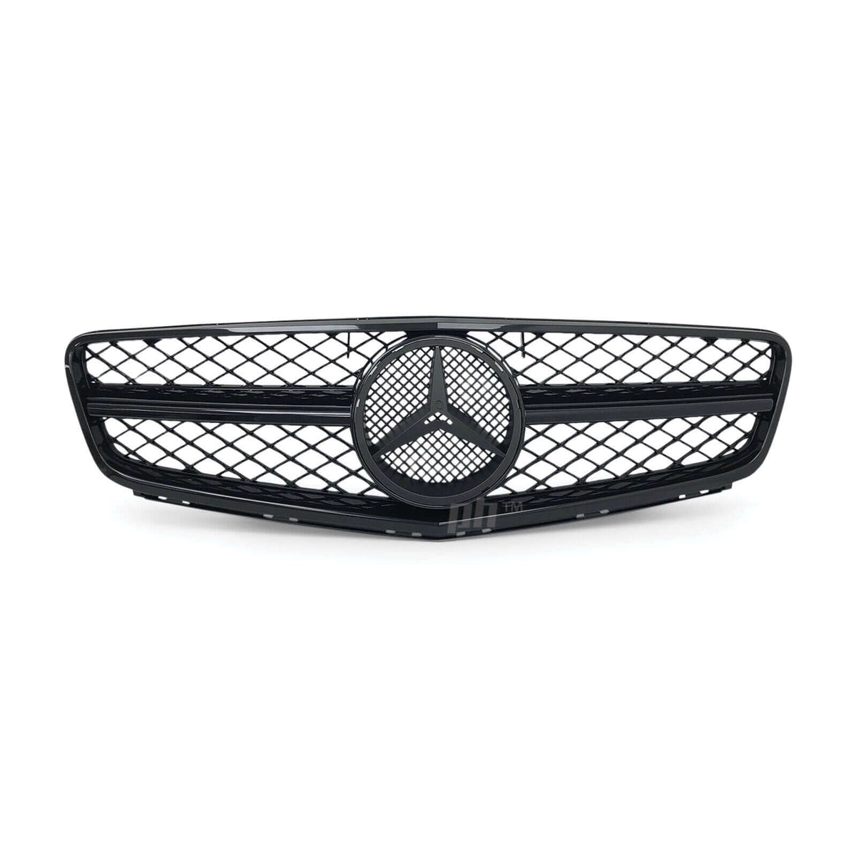 Черна решетка тип AMG за Mercedes C класа W204 седан, комби, купе 2007-2014 – снимка 2