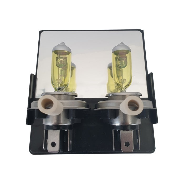 Халогенни крушки HNG H4 60 / 55W тип ''Golden eye'' жълти 2бр / к-т – снимка 2