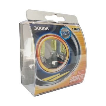 Халогенни крушки HNG HB3 / 9005 65W тип ''Golden eye'' жълти 2бр / к-т