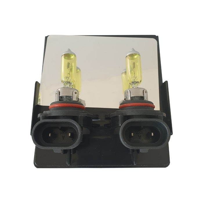 Халогенни крушки HNG HB4 / 9006 55W тип ''Golden eye'' жълти 2бр / к-т – снимка 2