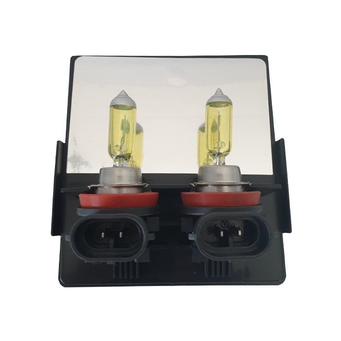 Халогенни крушки HNG H11 55W тип ''Golden eye'' жълти 2бр / к-т – снимка 2