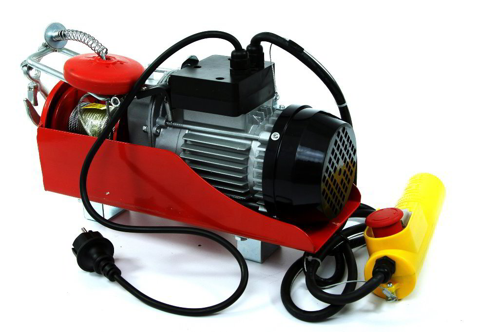 Електрическа въжена лебедка 125 / 250 кг 12 м 500W Mar-Pol – снимка 2