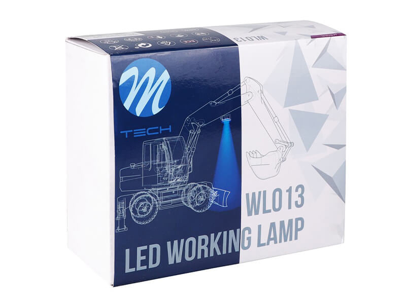 LED Халоген M-tech Work Light тип кубче с 16 диода 10-30V, 48W, 6000K, 3600lm, 128x110x58mm – снимка 3