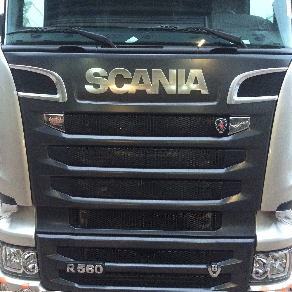 Декорация хром предна маска - Scania / 98-16 /