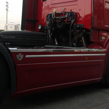 Декорация хром за спойлер - Scania / 10-16 /