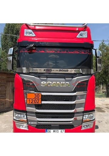 Декорация хром за надпис - Scania S серия