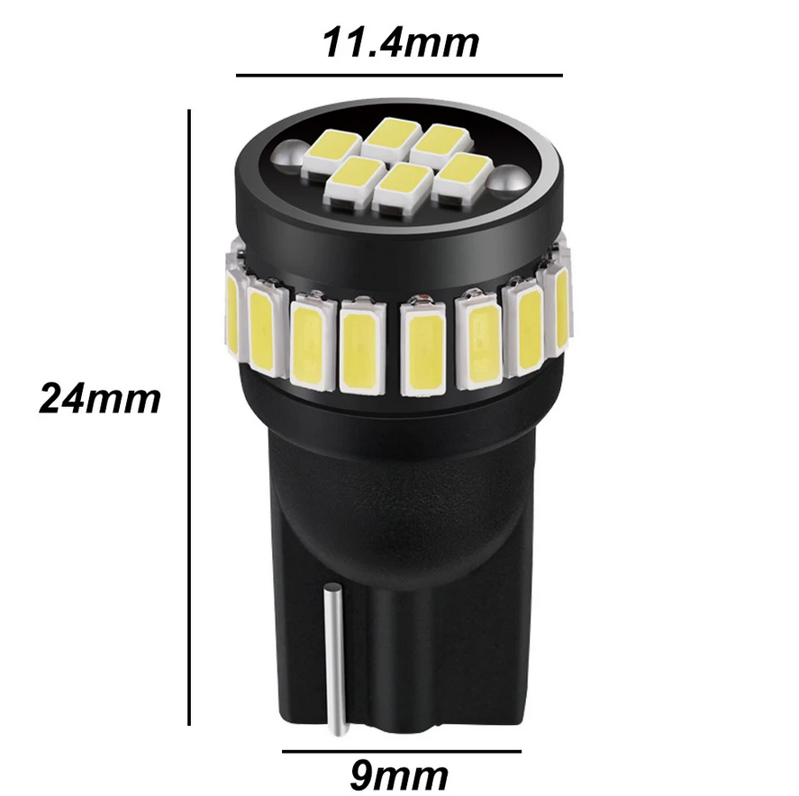 Диодни безцокълни крушки T10 12V - LED – снимка 2