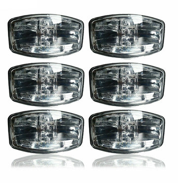 6 бр. Лед LED Правоъгълен Халоген за Тир, Камион / T147