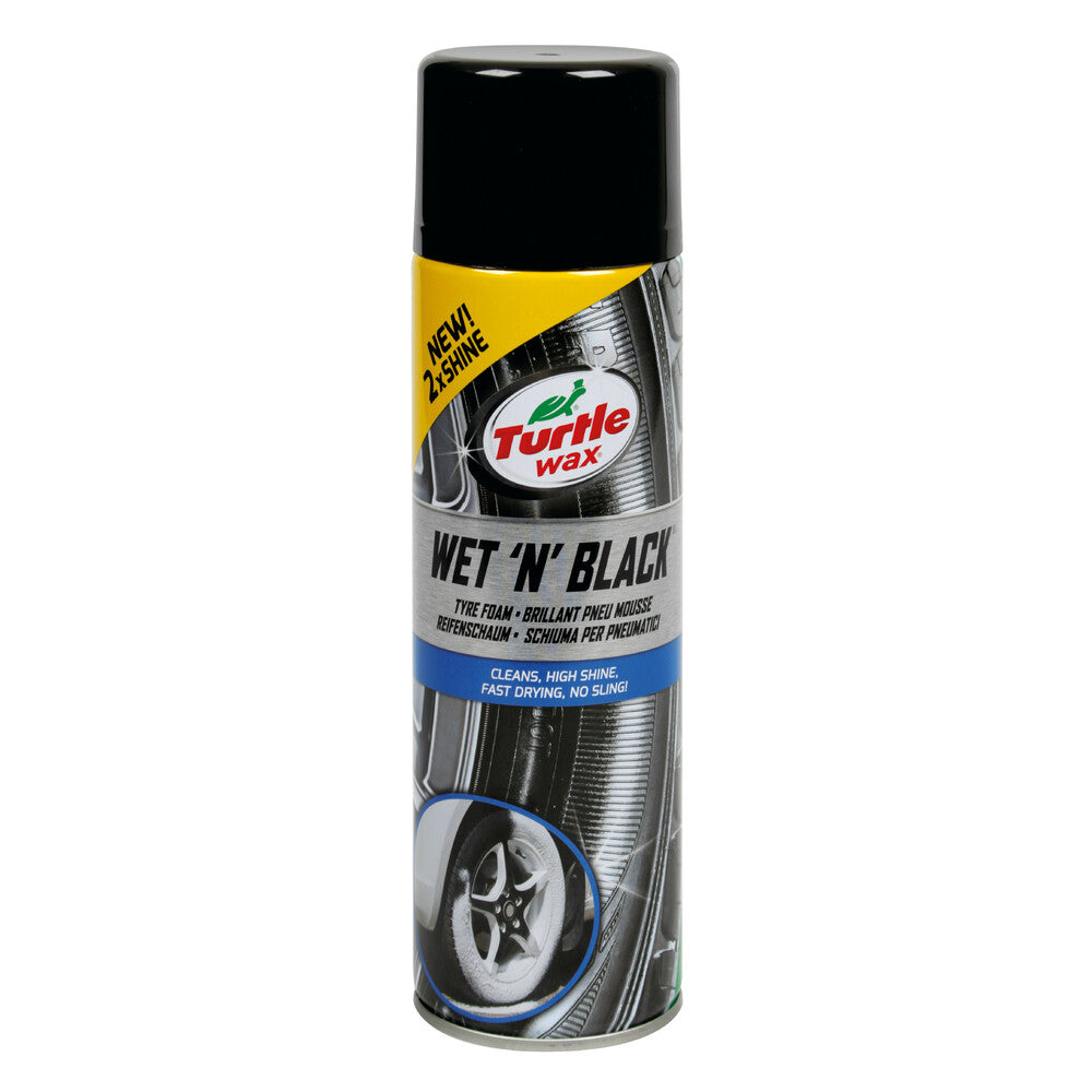 TurtleWax Спрей тип мокро и черно за гуми - 500ml