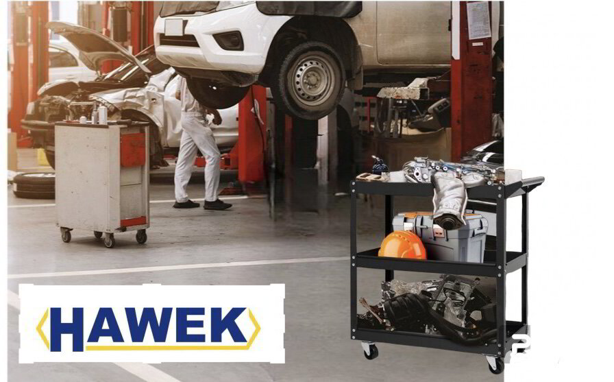 Количка за инструменти Hawek 3 Рафта – снимка 2