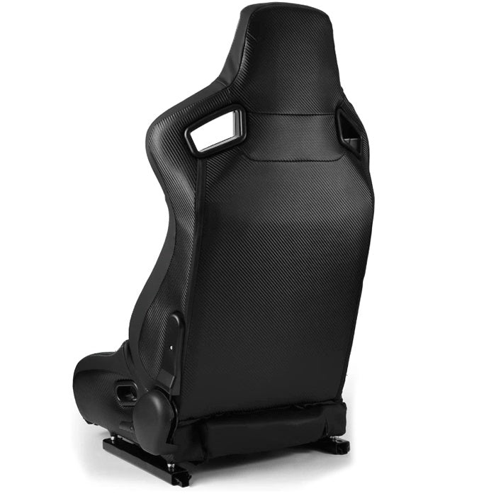 Спортни седалки за МПС - 1095 черно / червено – снимка 2