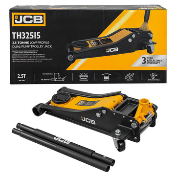 КРИК 2.5Т КРОКОДИЛ 77-505мм нископрофилен с 2 помпи JCB - TH32515