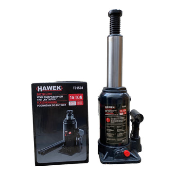 Хидравличен крик тип бутилка 15 тона HAWEK