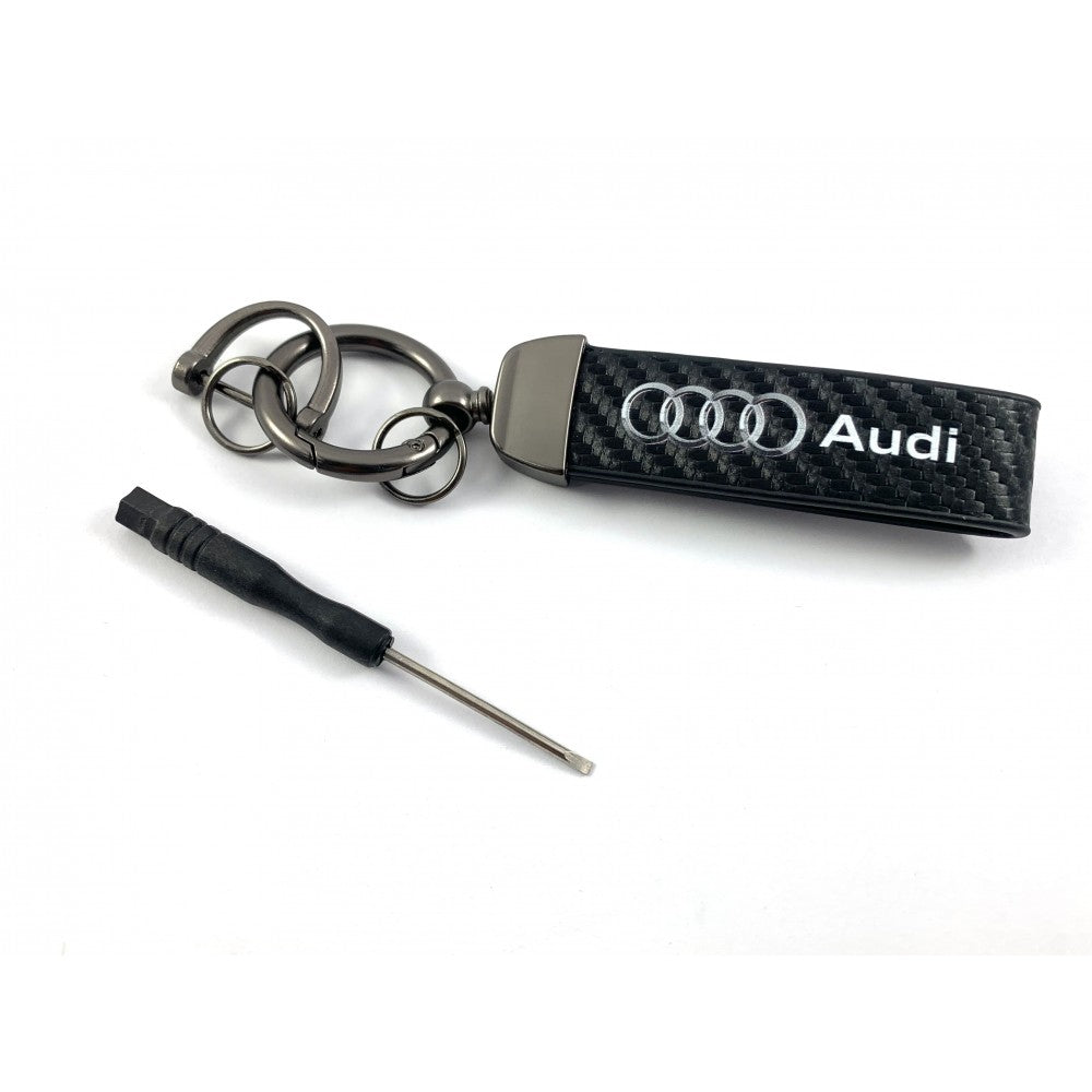 Луксозен кожен ключодържател AUDI