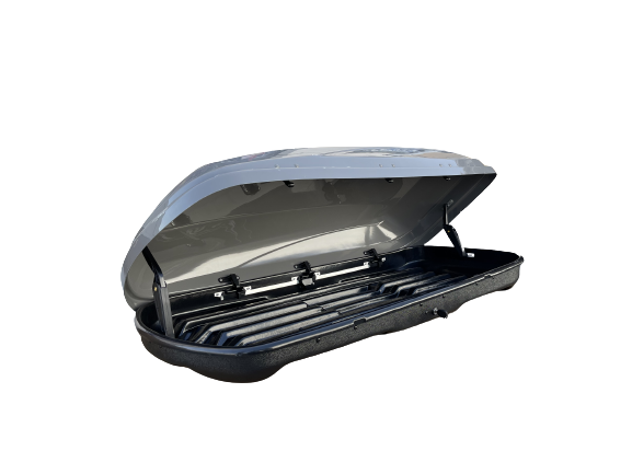 Автобокс (кутия, багажник) 380L - T186G Сив – снимка 5