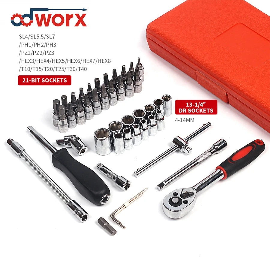 Гедоре 46 части, 4 - 14 mm, PH / PZ / T, 1 / 4 – снимка 2