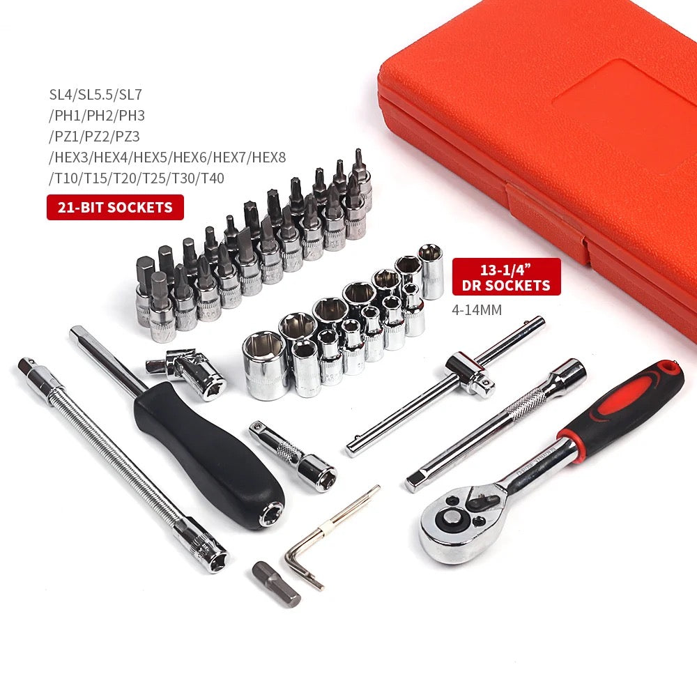 Гедоре 46 части, 4 - 14 mm, PH / PZ / T, 1 / 4 – снимка 3