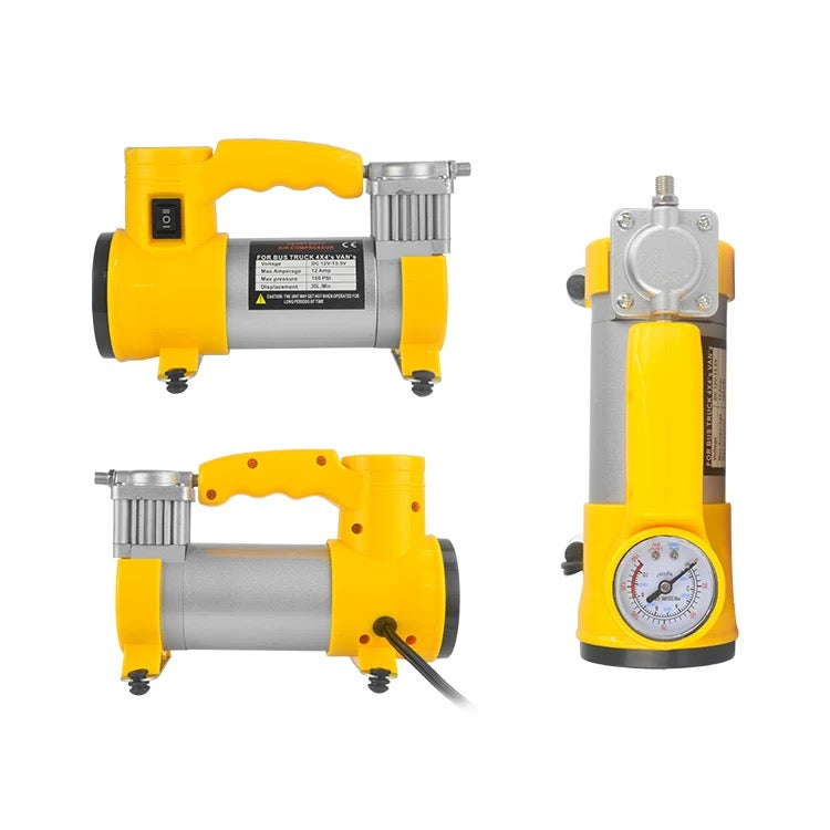 Компресор за кола 12V с фенерче - T135 – снимка 4