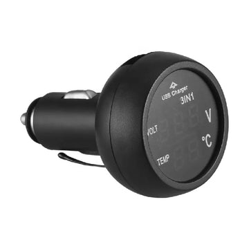 Волтметър + температура + USB - 3в1