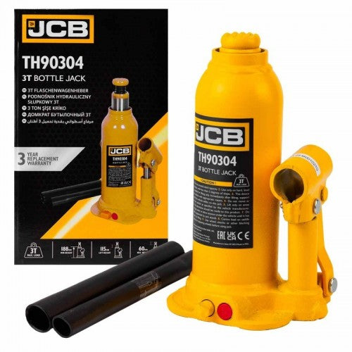 Хидравличен крик JCB , тип бутилка, 3т