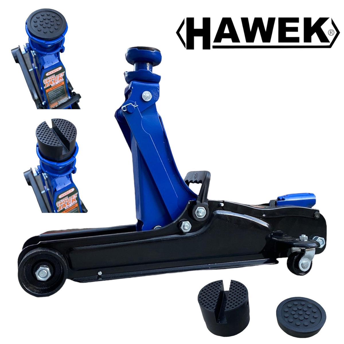 Нископрофилен крик крокодил 2.5 тона 80 – 380 мм hawek